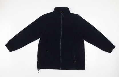 Marks and Spencer Men's Blue Fleece Full Zip Jacket Size M