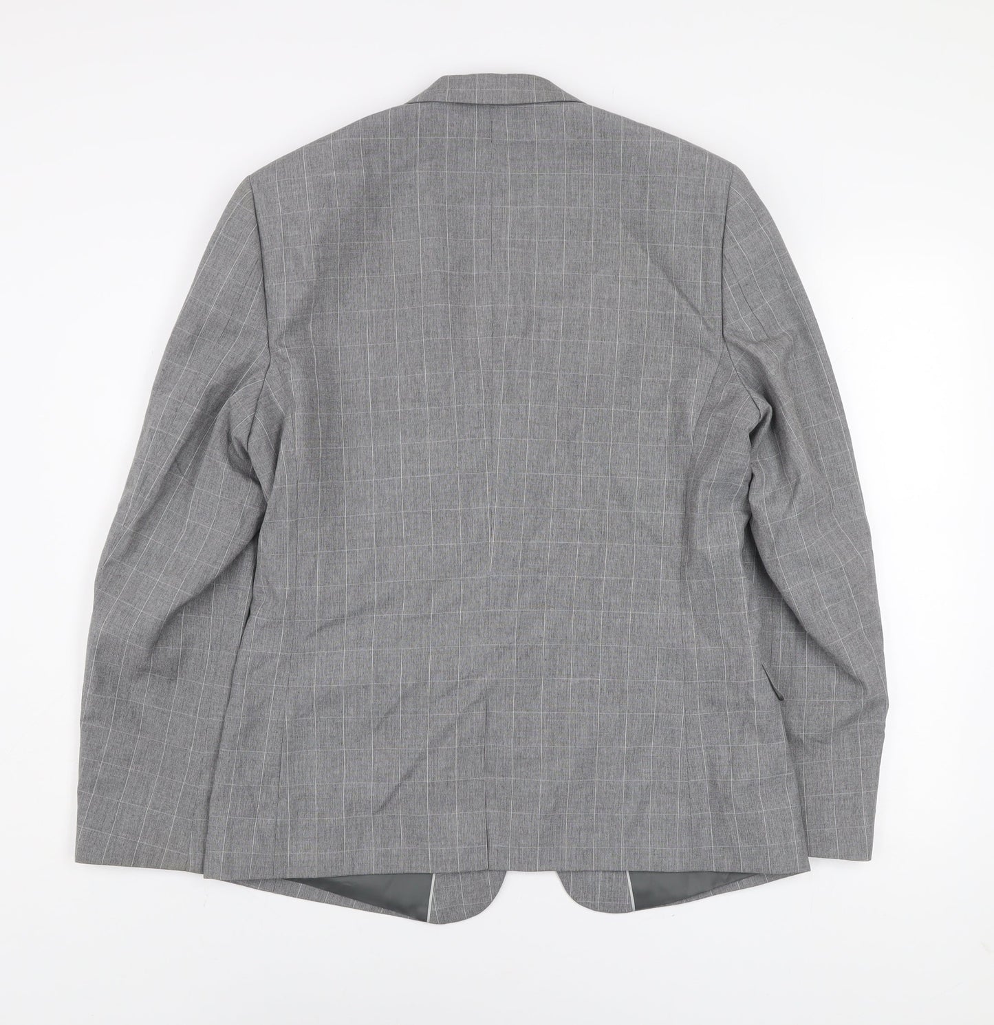 Mens UK Size 40 River Island Regular Grey Suit Jacket