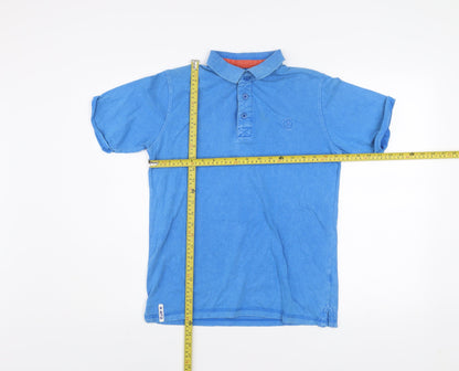 Rocha John Rocha Boys Blue 11-12 Years Cotton Polo Shirt