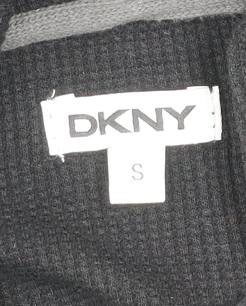 DKNY Women Black Pullover Hoodie Small Long Sleeve Lightweight