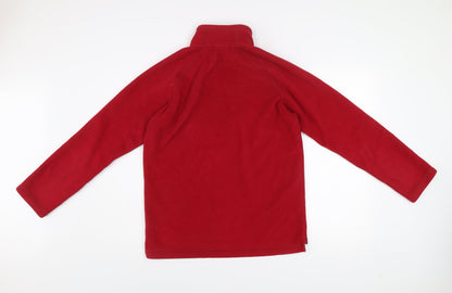 Rab Mens Red Fleece 1/2 Zip Pullover Sweatshirt Size S