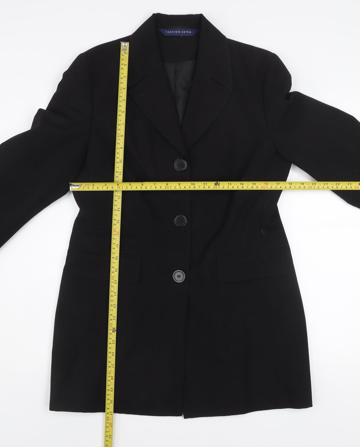 Womens UK Size 12 Fashion Extra Black Blazer