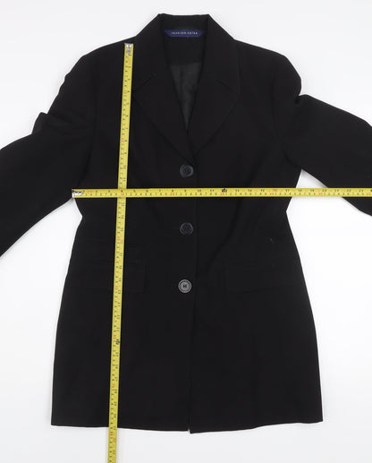 Womens UK Size 12 Fashion Extra Black Blazer