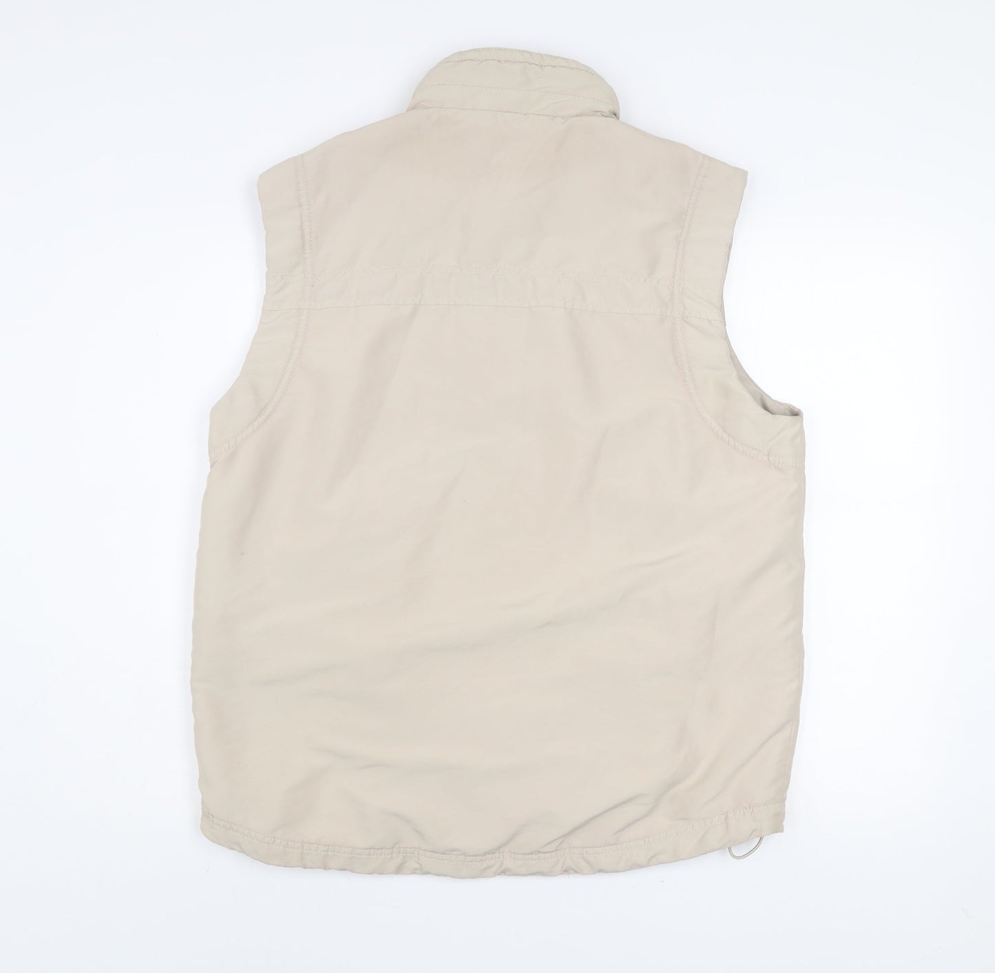 EWM Pure Classics Men's Beige Padded Waistcoat Bodywarmer M Polyester