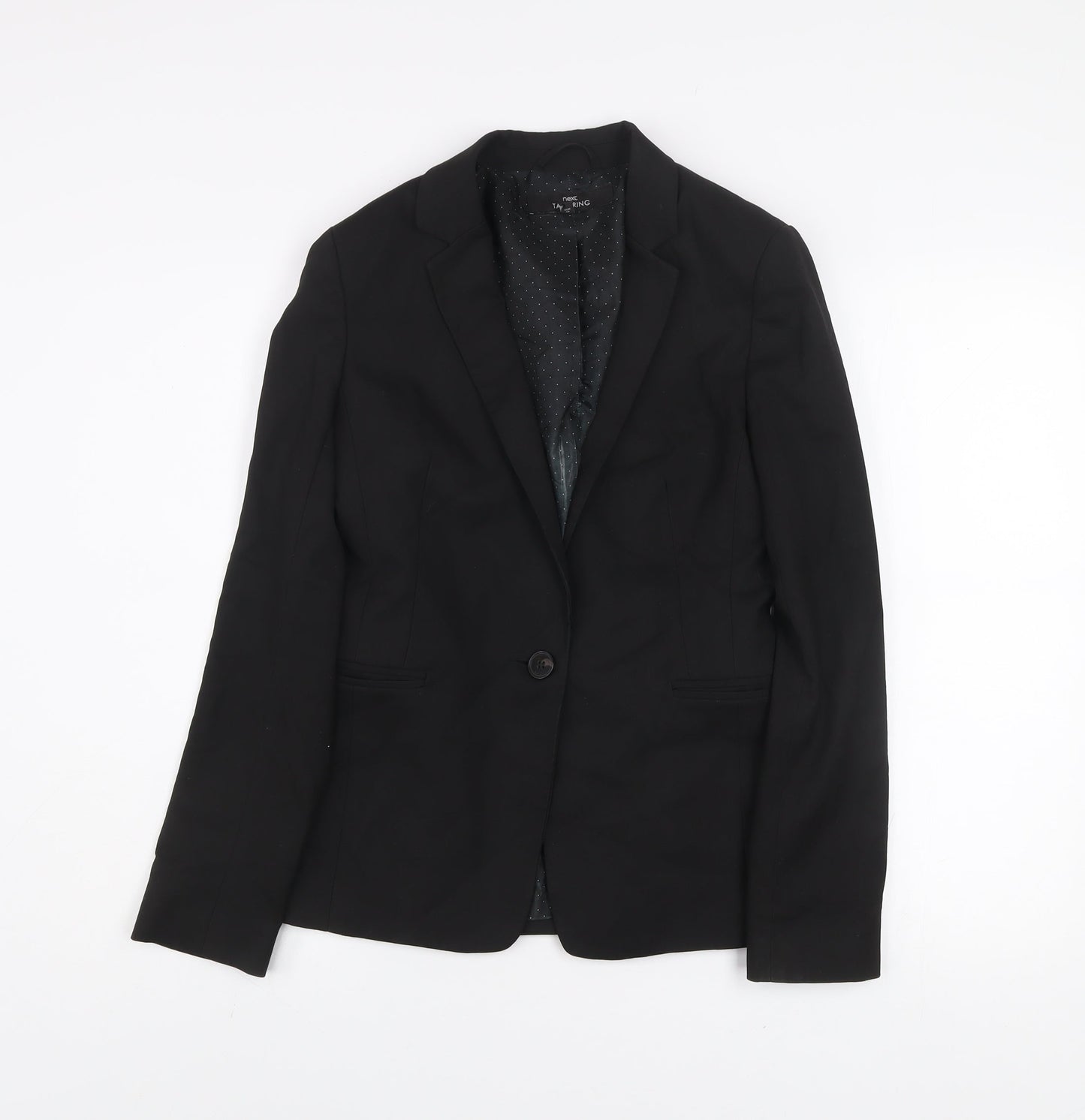 Next Womens Black Tailored Blazer Size 6 Classic Work Jacket