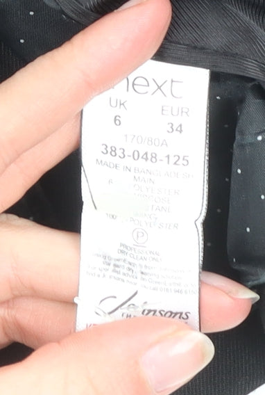 Next Womens Black Tailored Blazer Size 6 Classic Work Jacket