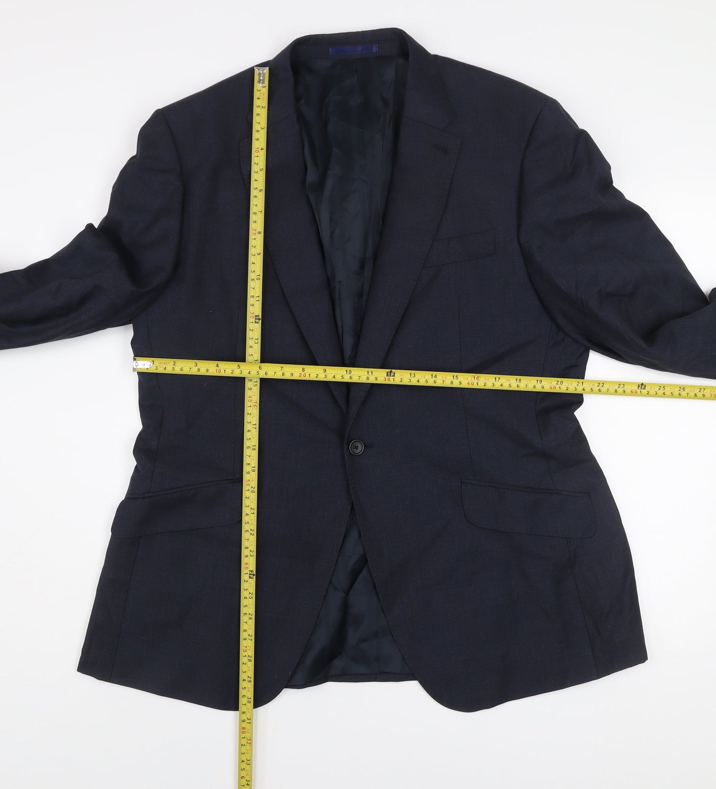 Mens UK Size 44 NEXT Regular Blue Suit Jacket