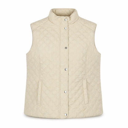 Womens UK Size L HONOR MILLBURN Beige Quilted Coat