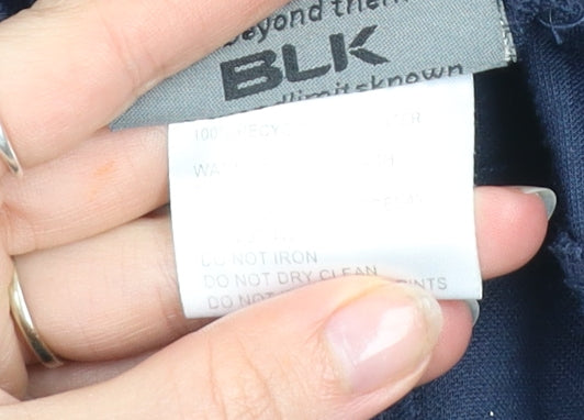 BLK Connacht Rugby Men's Blue Tapered Track Pants Size L