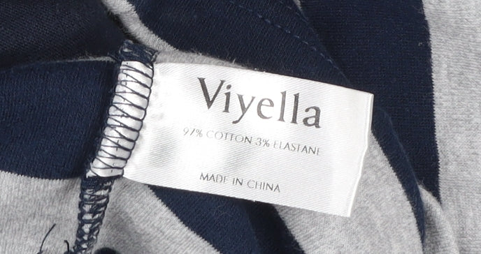 Womens UK Size XL Viyella Blue Basic Jacket