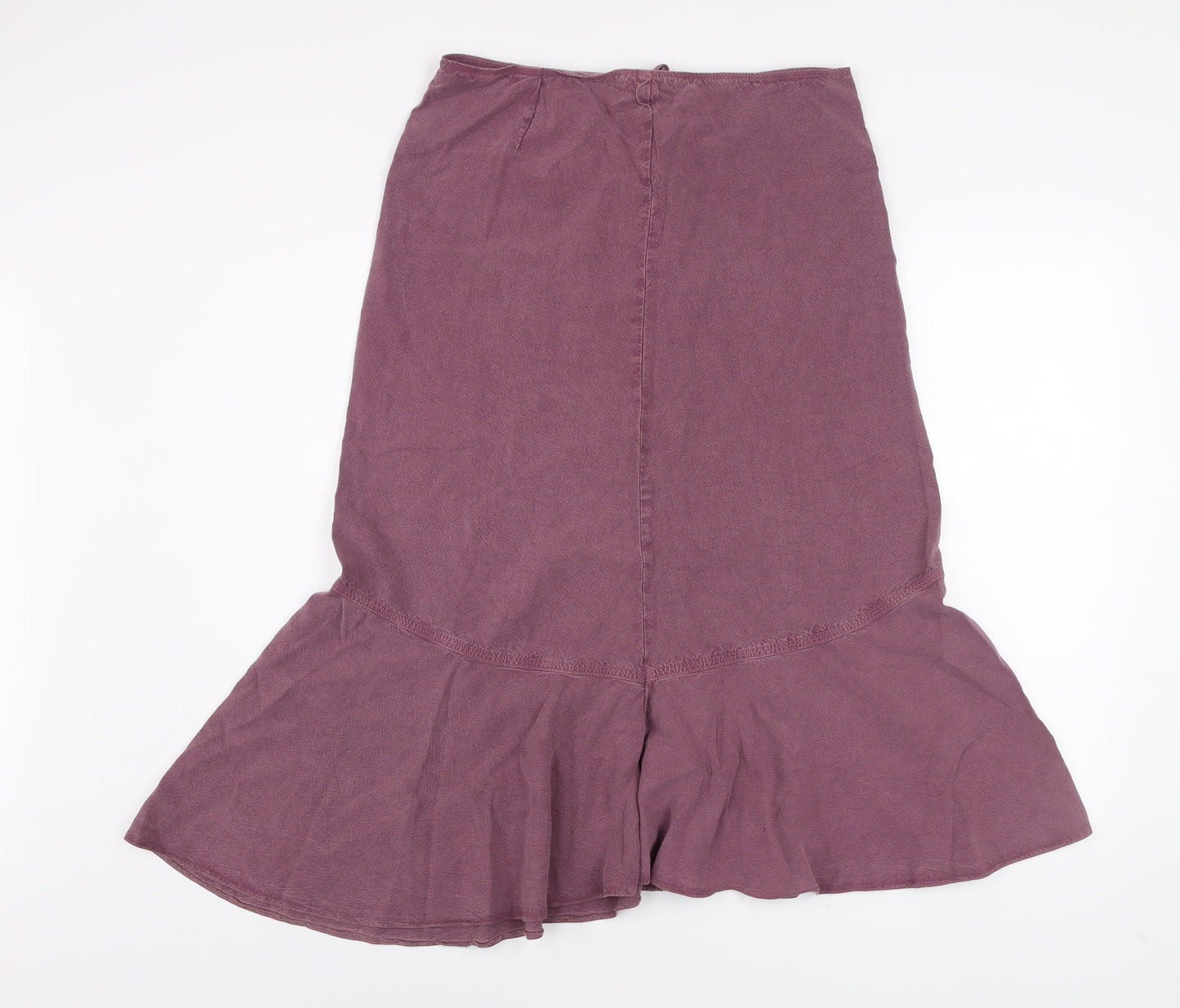 Marks and Spencer Women’s Purple Flared Midi Skirt Size 12