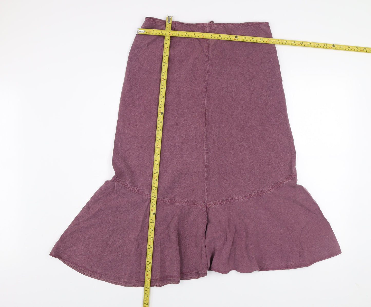 Marks and Spencer Women’s Purple Flared Midi Skirt Size 12