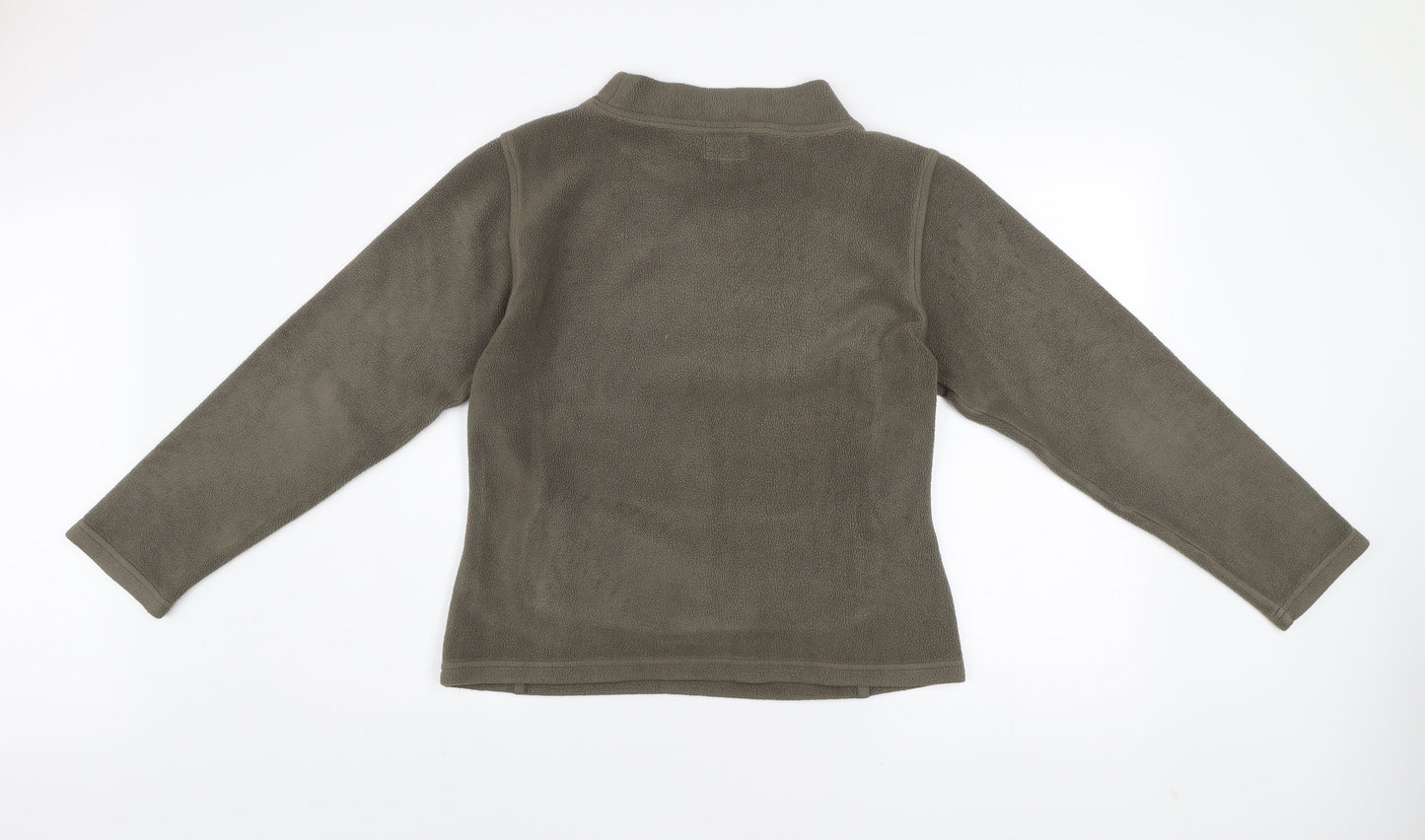 Weird Fish Mens Green Fleece Pullover Sweatshirt M Regular Fit