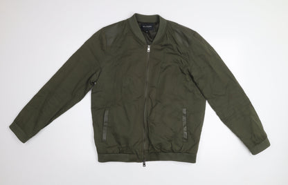 Mens UK Size M Bolongaro Trevor Green Bomber Jacket