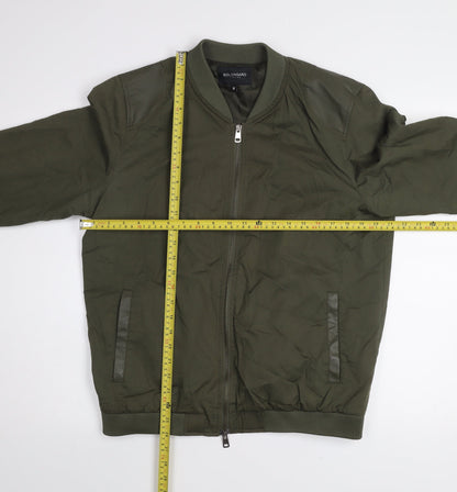 Mens UK Size M Bolongaro Trevor Green Bomber Jacket