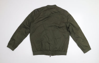 Mens UK Size M Bolongaro Trevor Green Bomber Jacket