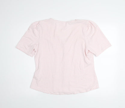 Womens UK Size 16 Savida Pink Basic Blouse