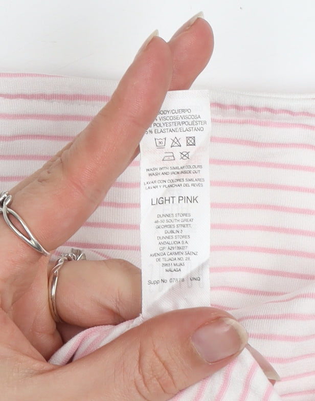 Womens UK Size 16 Savida Pink Basic Blouse