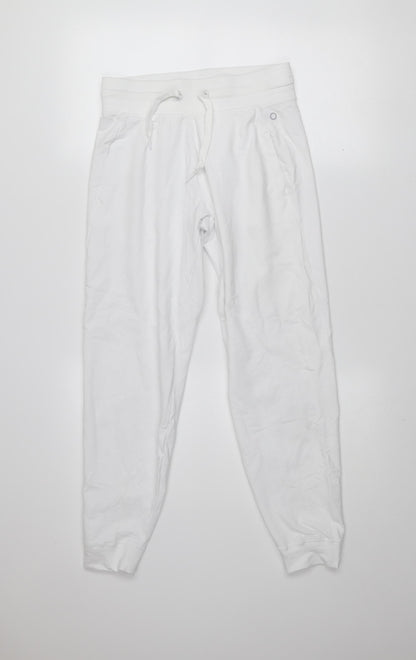 Marks and Spencer Women’s White Jogger Trousers Size 8