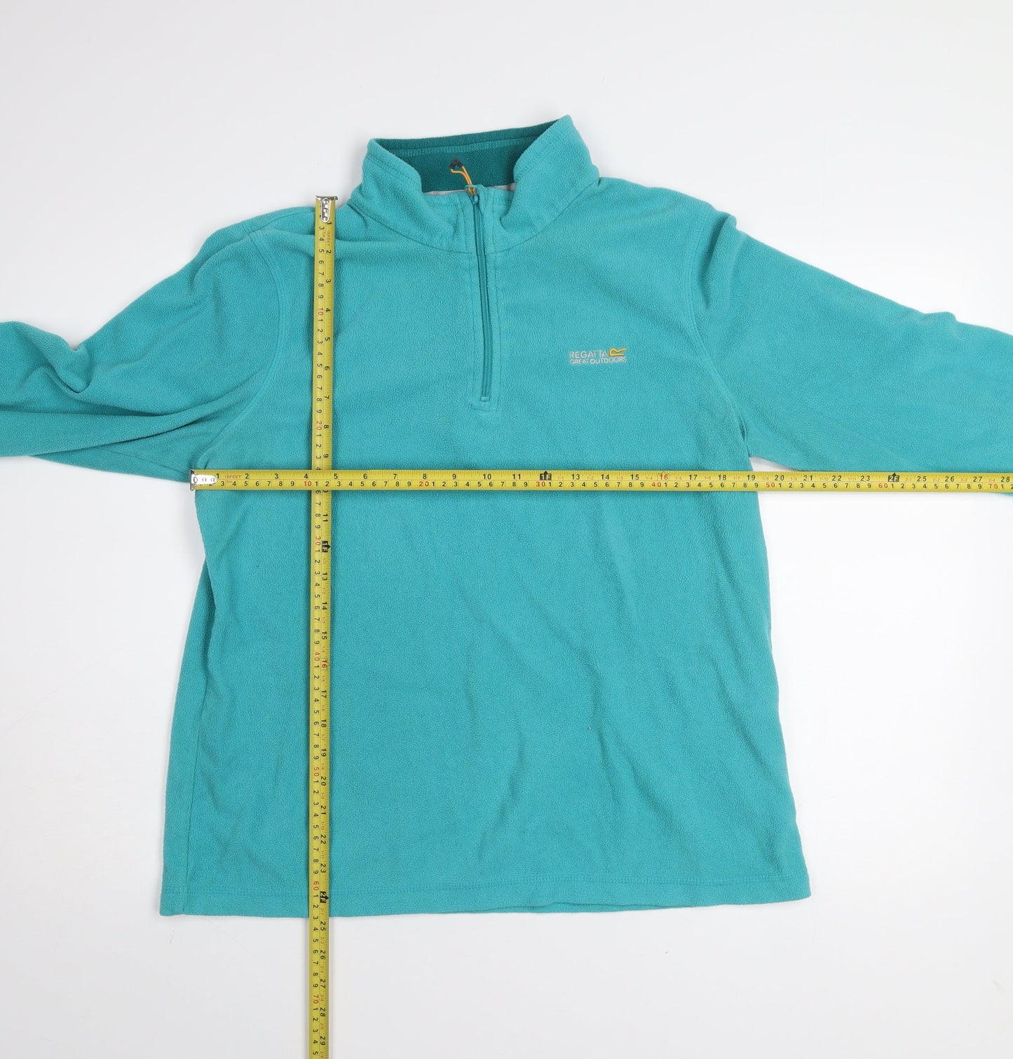 Regatta Great Outdoors Women’s Blue Fleece Pullover UK 16 1/2 Zip