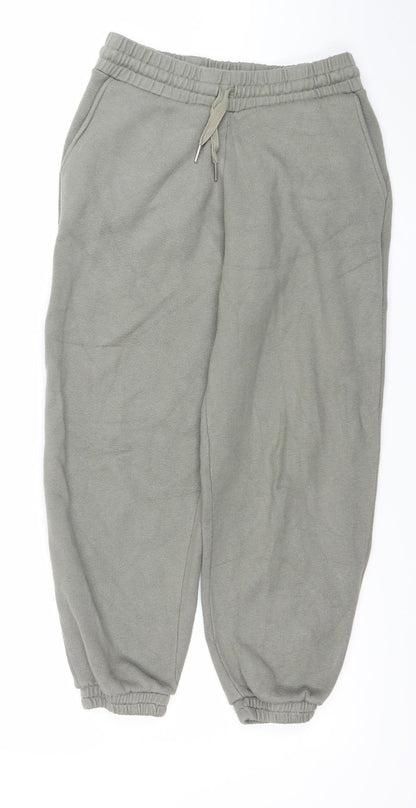 Womens UK Size S Zara Relaxed Fit Jogger Grey Trousers