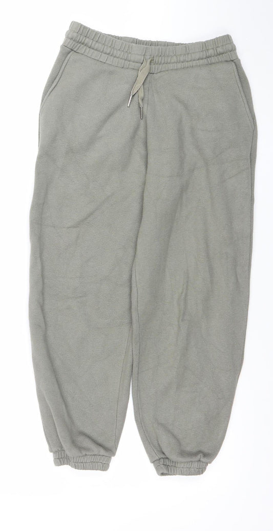 Womens UK Size S Zara Relaxed Fit Jogger Grey Trousers