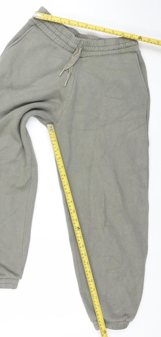 Womens UK Size S Zara Relaxed Fit Jogger Grey Trousers