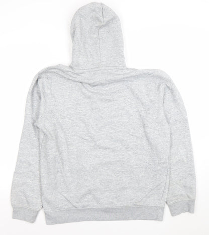 Champion Womens Grey Pullover Hoodie L 58% Cotton 42% Polyester