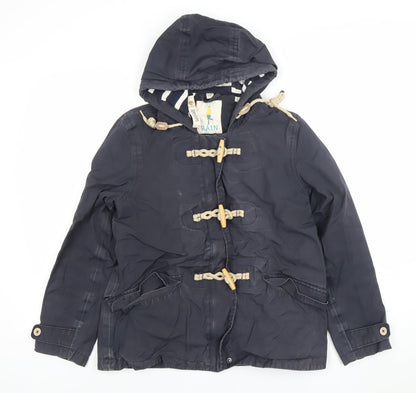 Womens UK Size 10 Seasalt Blue Rain Coat
