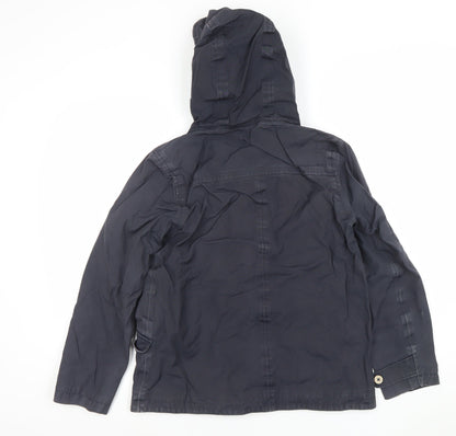 Womens UK Size 10 Seasalt Blue Rain Coat