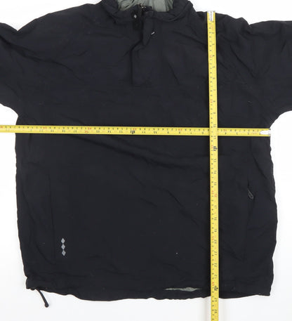 Pringle Golf Men's Black Medium Nylon Anorak Waterproof Jacket