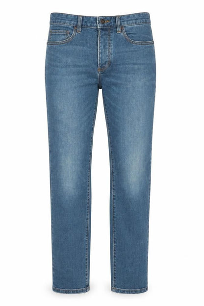 Mens UK Size M Topman Slim Fit Straight Blue Jeans