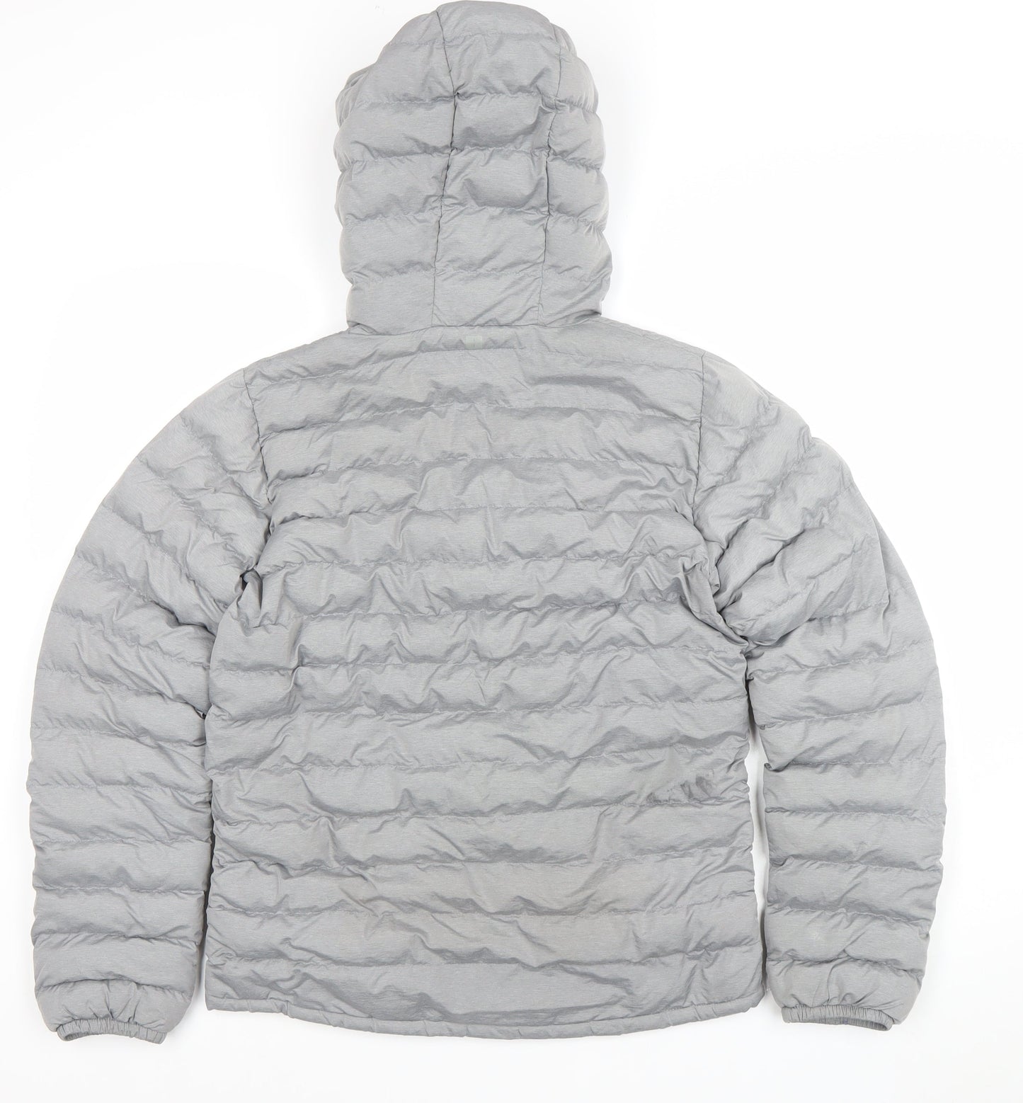 Mountain Warehouse Boys Grey Hooded Puffer Jacket 13 Years Lightweight Winter Coat