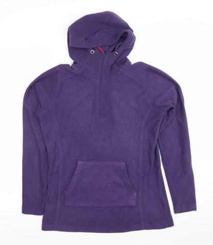 Womens UK Size 12 Mountain Warehouse Purple Pullover Hoodie