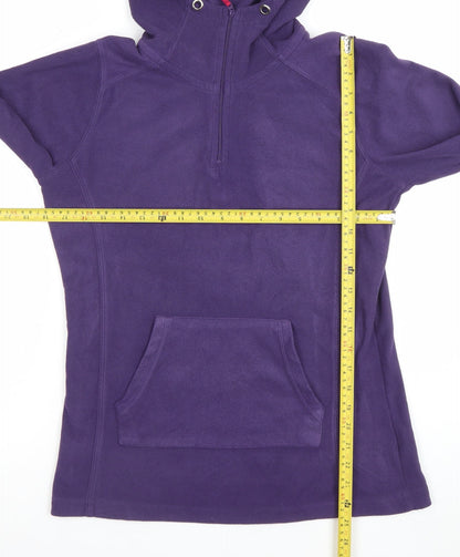 Womens UK Size 12 Mountain Warehouse Purple Pullover Hoodie