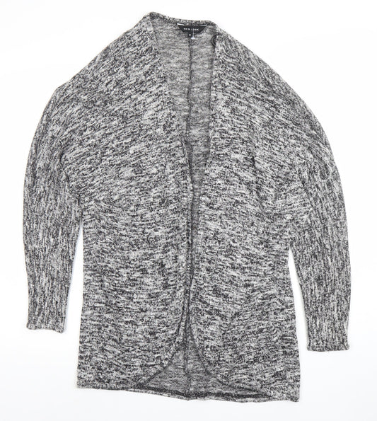 Womens UK Size 8 New Look Grey Cardigan Jumper