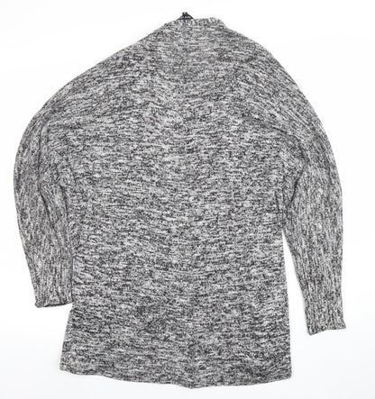 Womens UK Size 8 New Look Grey Cardigan Jumper
