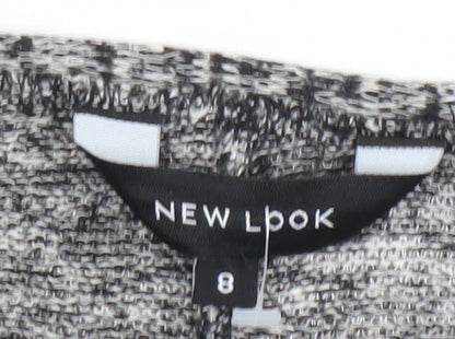 Womens UK Size 8 New Look Grey Cardigan Jumper