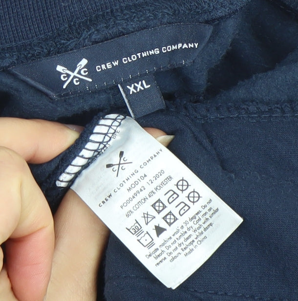 Crew Clothing Company Men's Navy XXL Sweatpants Jogger Trousers