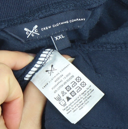 Crew Clothing Company Men's Navy XXL Sweatpants Jogger Trousers