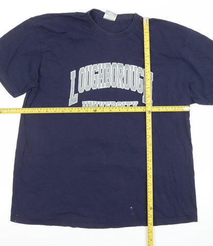 Starworld Men's Blue XL Loughborough University Graphic T-Shirt