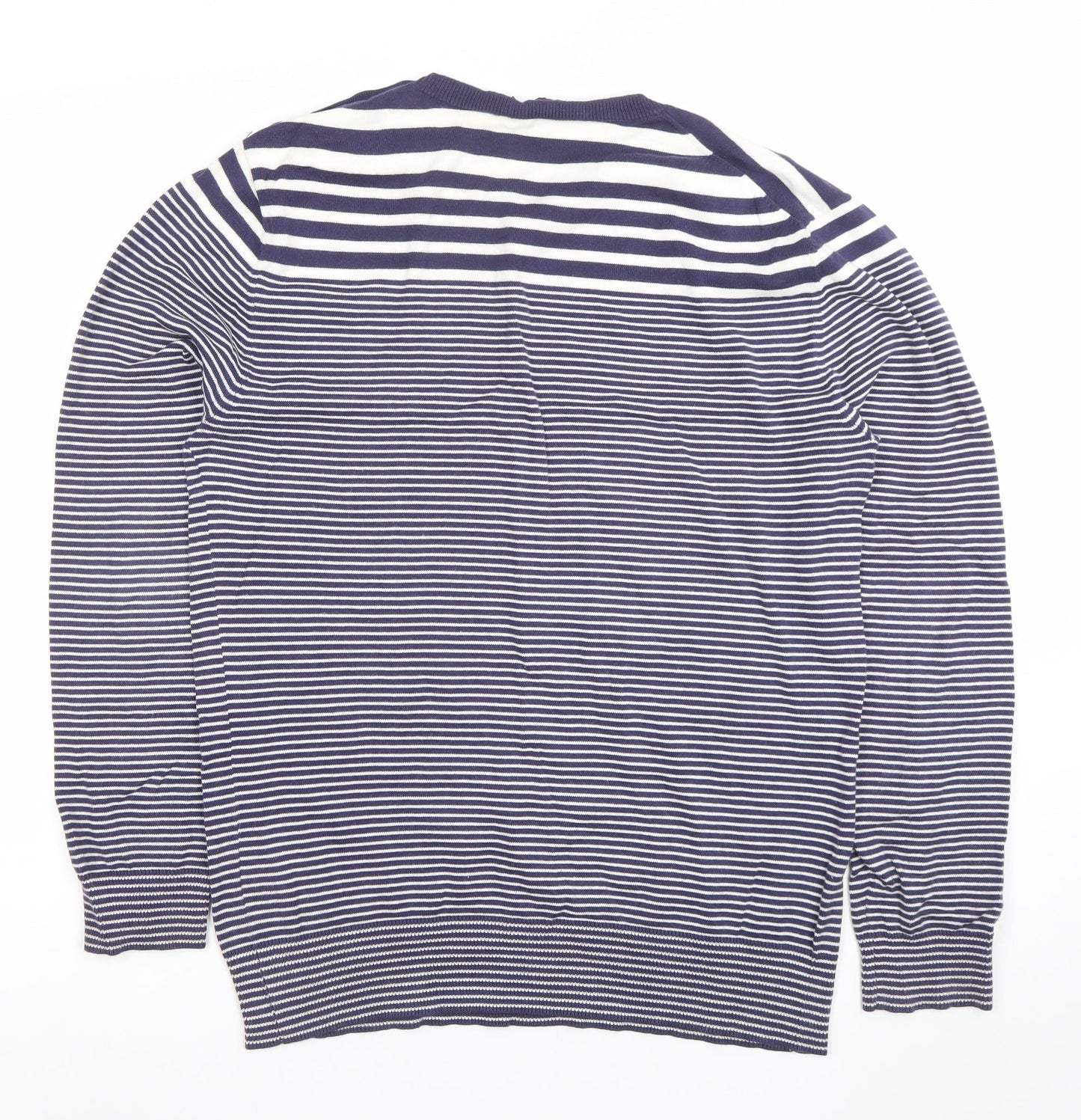 Womens UK Size M French Connection Blue Pullover Jumper