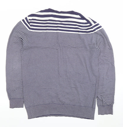 Womens UK Size M French Connection Blue Pullover Jumper