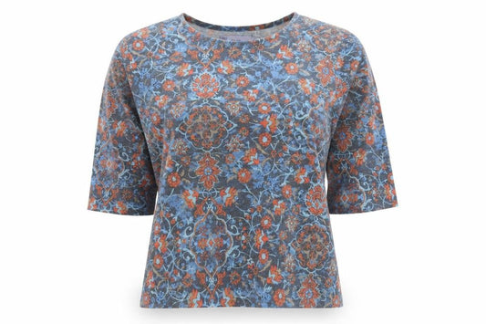 Womens UK Size 14-16 Honor Millburn Multicoloured Basic T-Shirt