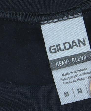 Gildan Women's Black Medium Pullover Sweatshirt Christmas Graphic