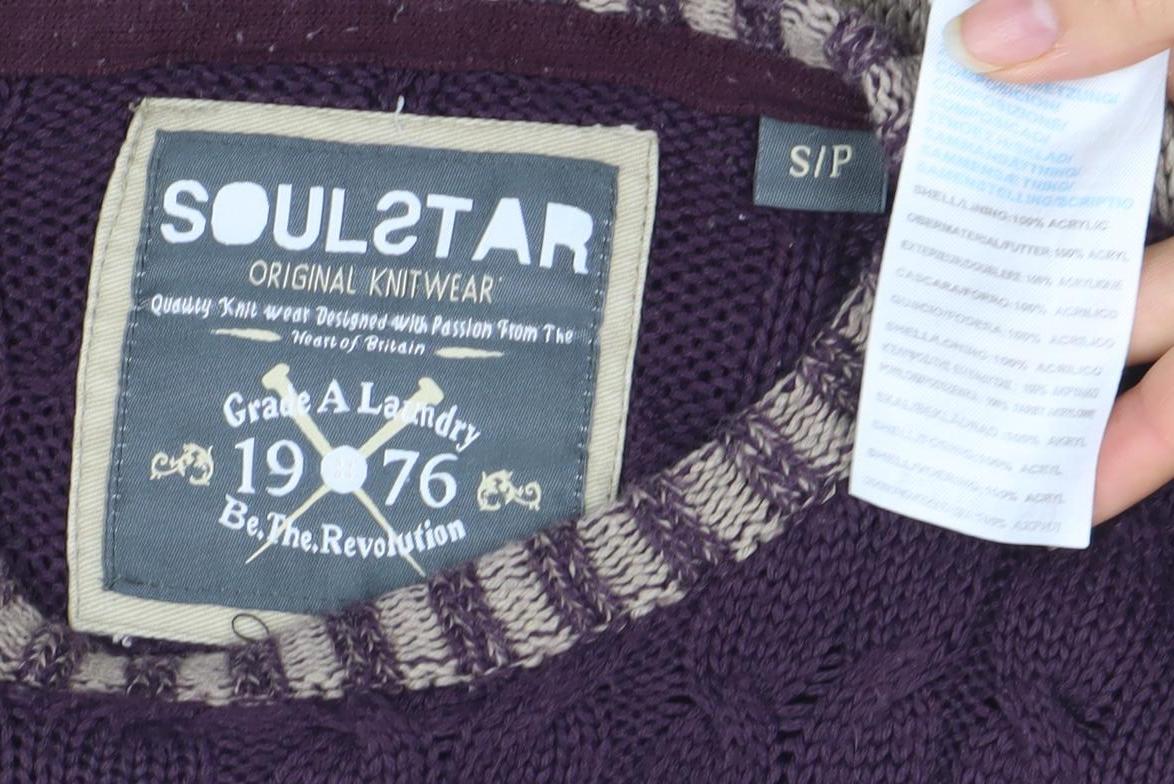 Womens UK Size S Soulstar Beige Pullover Jumper