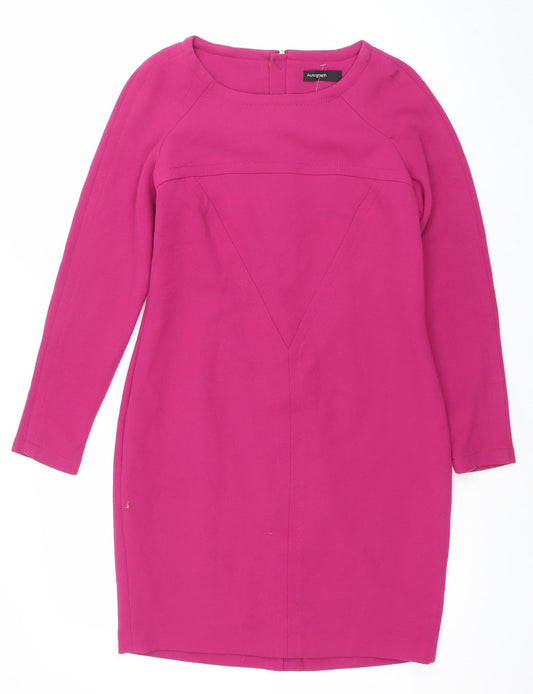 Marks and Spencer Women’s Pink UK 10 Bodycon Knee Length Dress