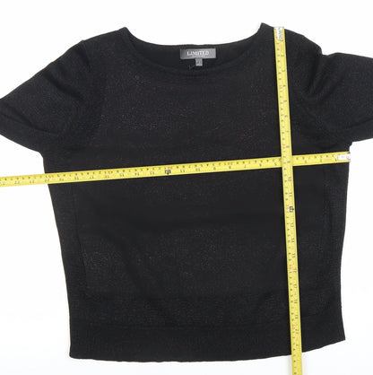 Womens UK Size 14 Marks and Spencer Black Basic Blouse