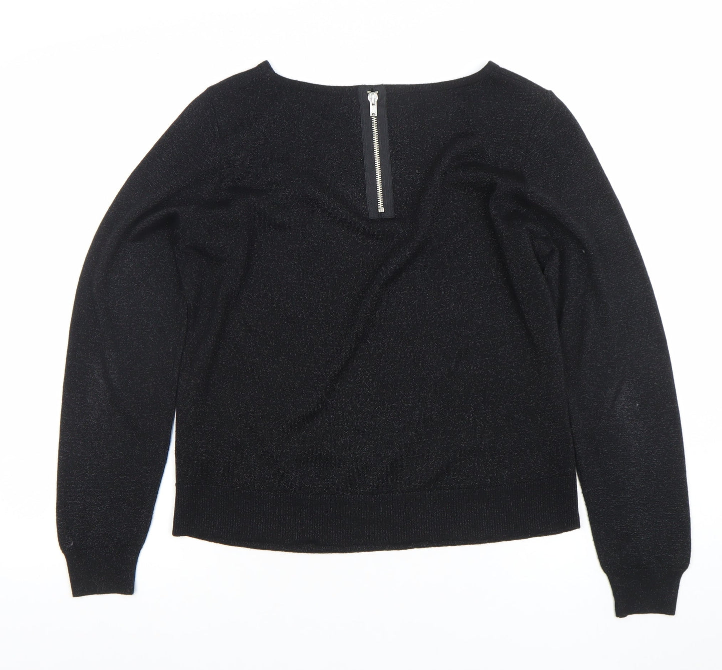 Womens UK Size 14 Marks and Spencer Black Basic Blouse