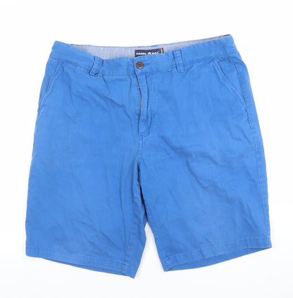 Raging Bull Men's Blue 38 Chino Shorts Cotton Casual Summer